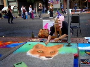 Sidewalk Chalk Art Festival