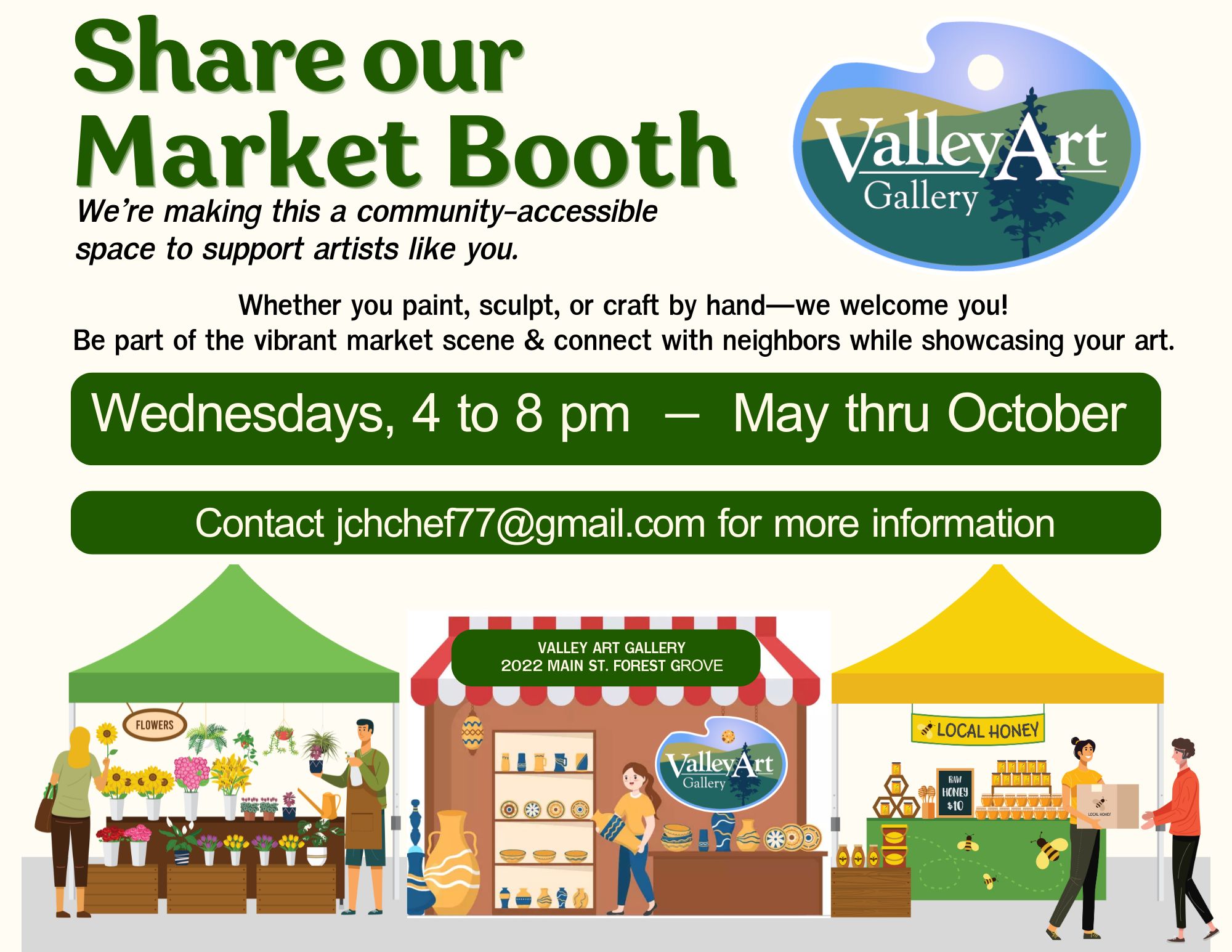 You are currently viewing VALLEY ART @ THE FARMERS’ MARKET BOOTH